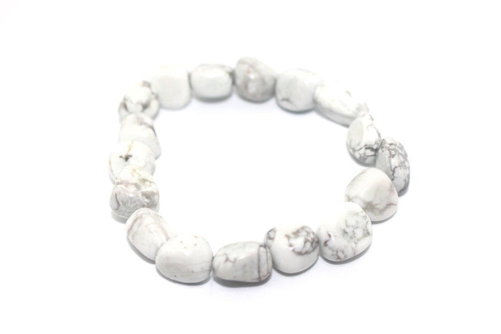 Combo: White Howlite+Hematite